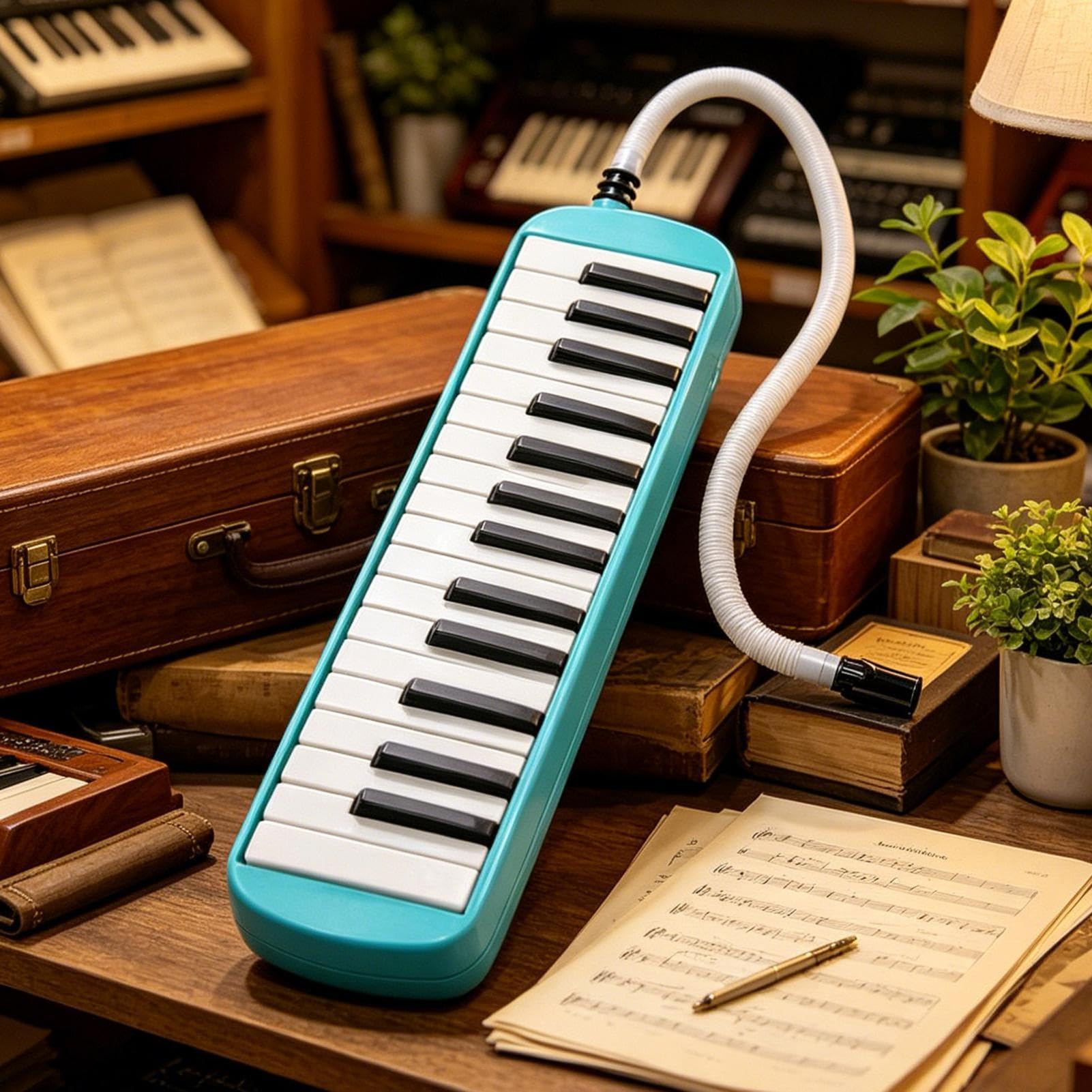 Melodyka Instrument 32-Klawiszowa Przenośna Zabawka Keyboard Dla | Fajne Instrumenty Do Edukacji, Klasy, Domu I Podróży Dla Dorosłych I