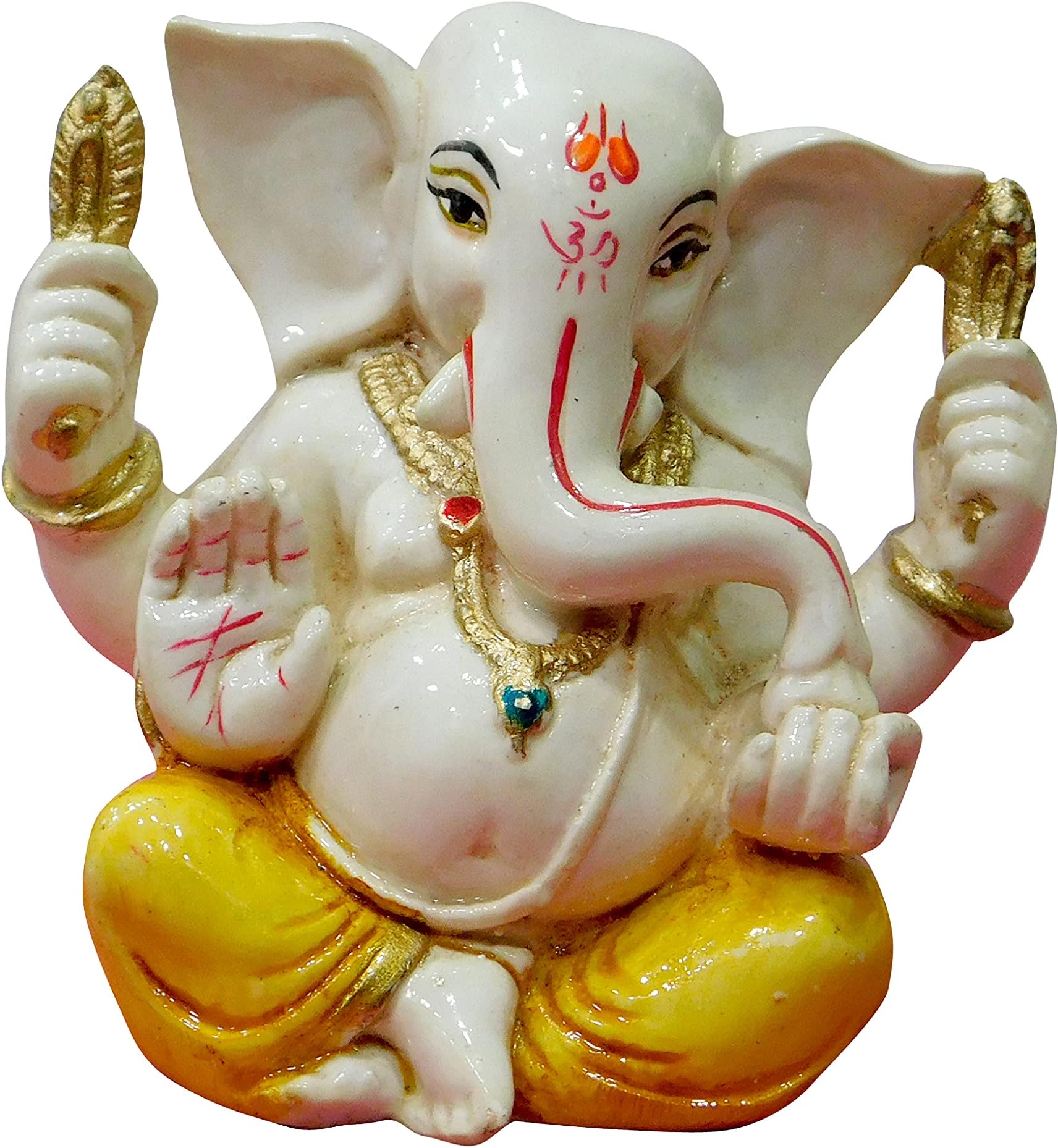 Car Dashborad Ganesh Ji Ki Murti Marble Sitting Base Ganpati Bappa Murti Showpiece Figurine Lord Ganesha Idol Ganesh Murti Ganesh Statue Ganesh Idol