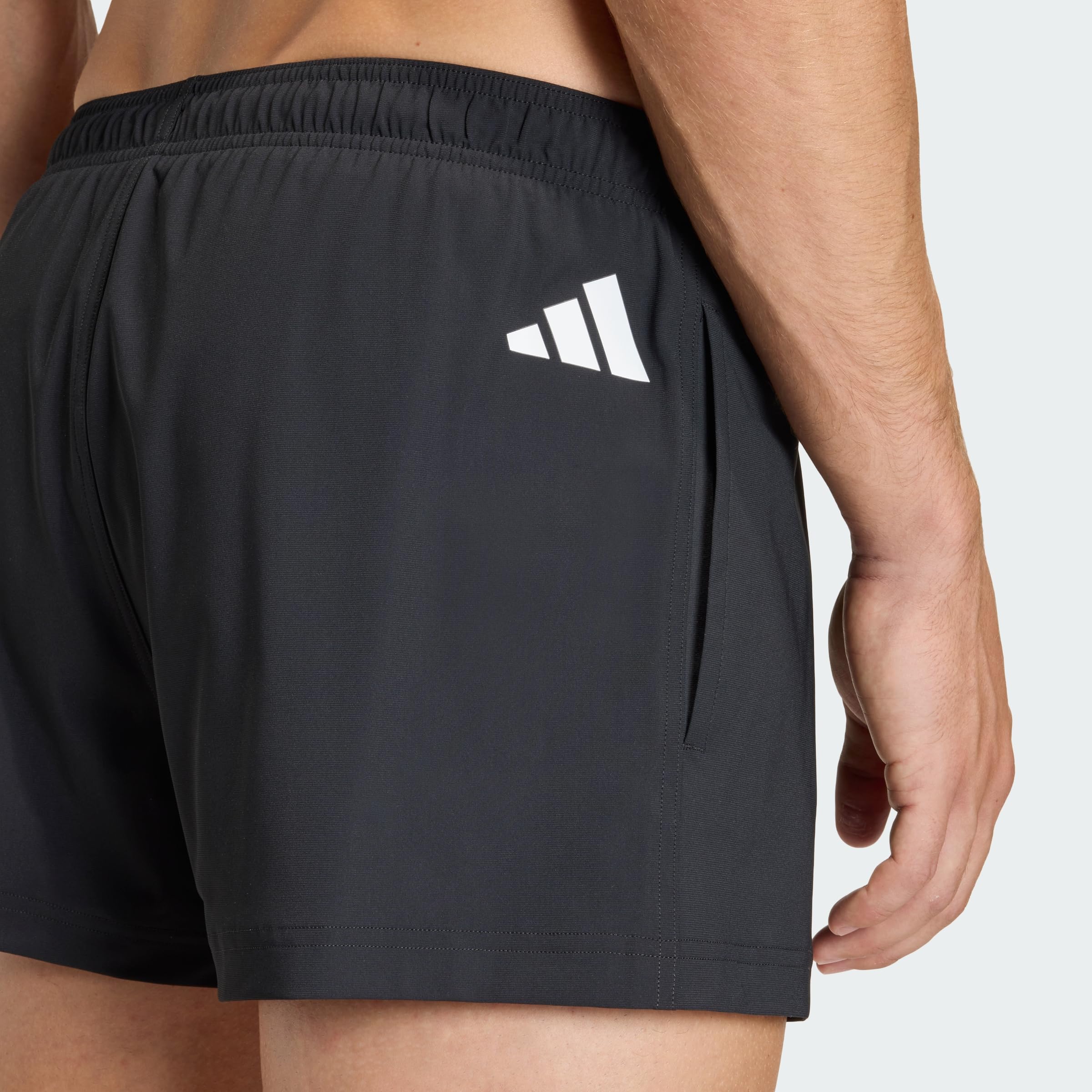 adidas Men's Logo ELASTISCHE Strick-Badehose 7,6 cm
