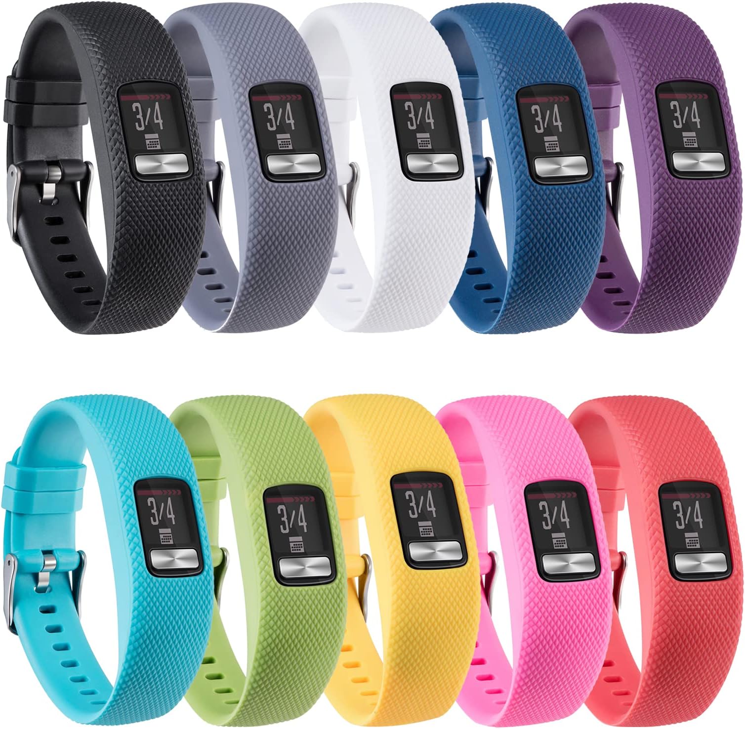 Band for Garmin Vivofit 4, Soft Silicone Replacement Watch