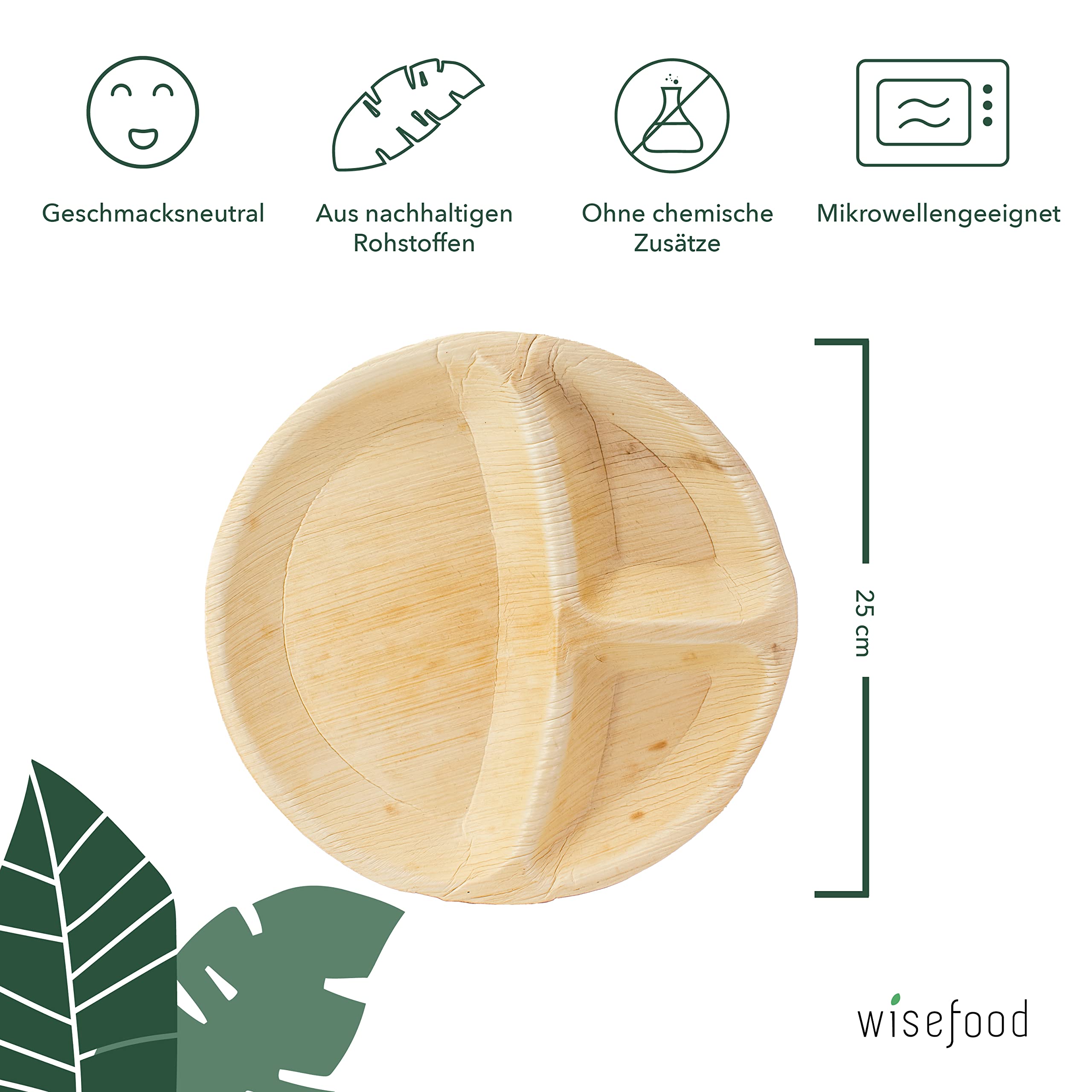wisefood Palm Leaf Plates - Image 3
