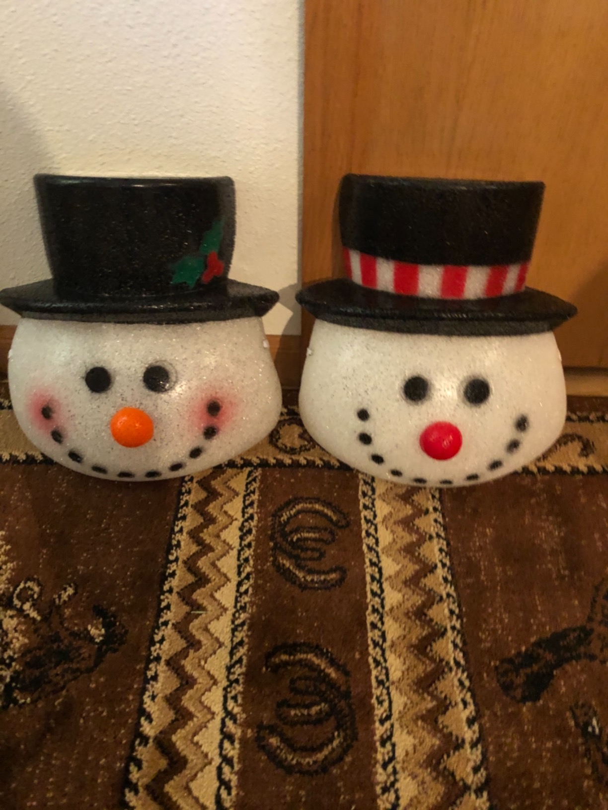 These are my favorite decoration and perfect for someone not wanting to deal with lights!