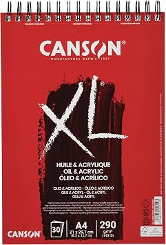 CANSON XL Huile & Acrylic Paint Pad DIN A4 30 Sheets 290 g/m2