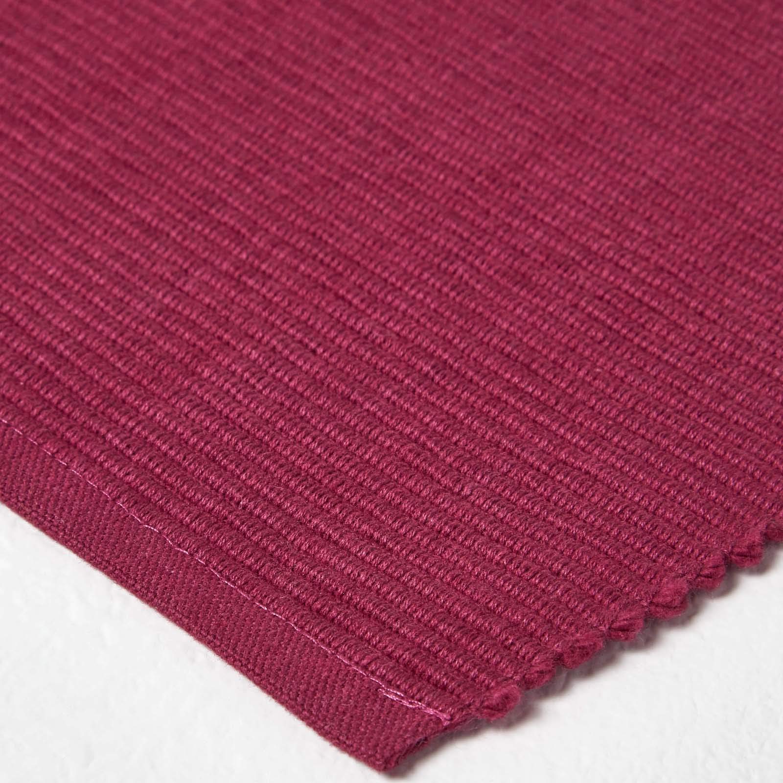 Homescapes Set Di 2 Tovagliette Americane In Puro Cotone – 33x50 Cm, Colore Prugna – Lavabili In Lavatrice E Resistente
