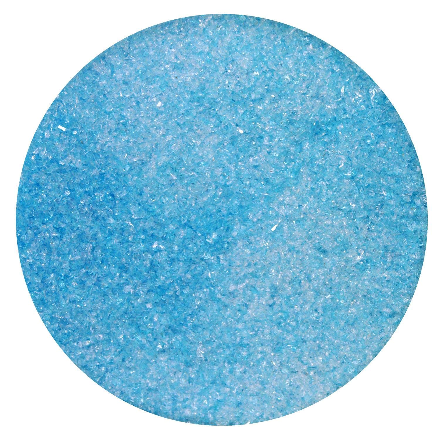 1 Lb Wissmach Deep Sky Blue Transparent Fine Frit - 96 Coe