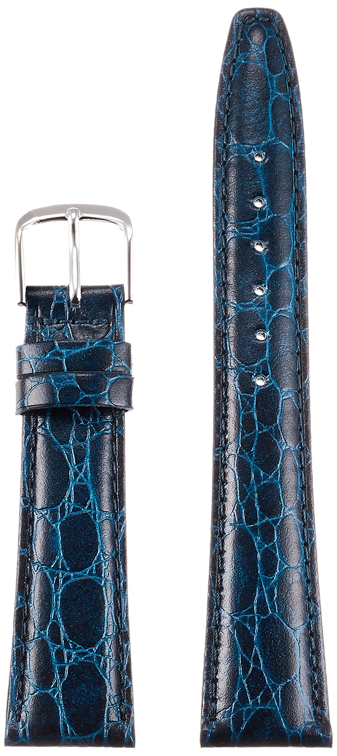 Amazon.co.jp: Mimosa Watch Band RA Shape Embossed Crocodile