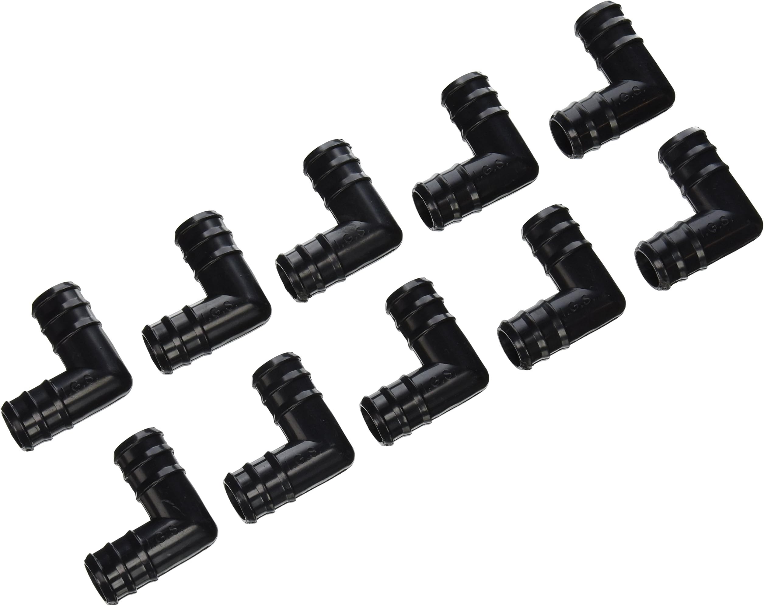 Hydrofarm AAEL100 Active Aqua, 1" Elbow Connector, 1-Inch, Black