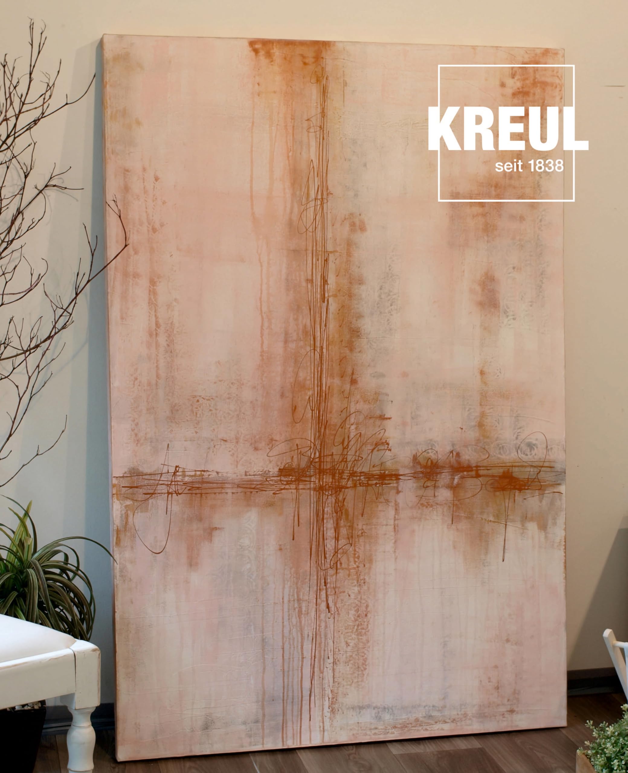 KREUL 84173 - Solo Goya Acrylic - Zestaw 32 tubek 20 ml farby akrylowej, kremowa, uniwersalna, kryjąca i wodoodporna farba, szybkoschnąca o matowym wyglądzie