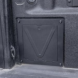 Power Onboard Protective Cover Compatible with 2021-2026 Ford F150 & 2022-2025 F150 Lightning OEM Exterior Accessories Rear Truck Side Power Protect Anti Scratch