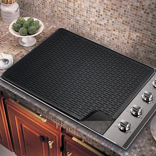 Miniatura 1 de Tapete para cafetera para encimera, decoración de barra de café, almohadilla grande para máquina de café, absorbente, lavable, reversible, tapete de