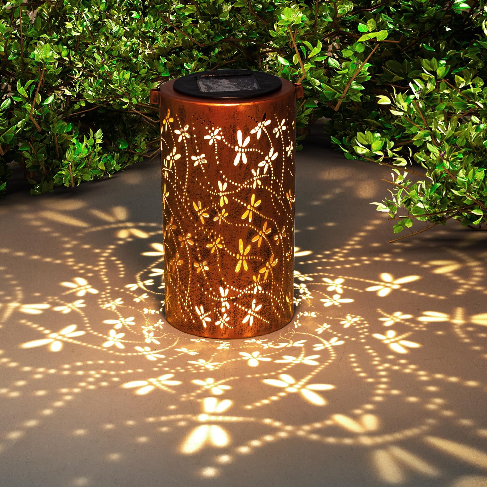 Dragonfly Solar Lanterns, Mother's Day Gifts for Mum, Unique Gardening Presents for Nan Grandma Women, Outdoor Garden Ornaments for Patio Yard Decor
