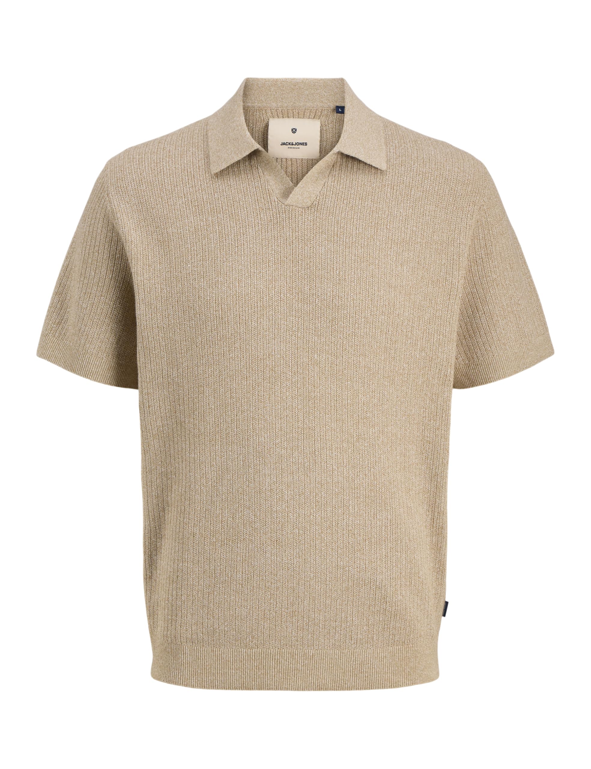 JACK & JONES Jprbluwilbert Knit Split Neck, Kelp, M