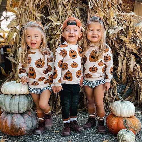 Miniatura 5 de Ropa de Halloween para bebé, niña y niño, disfraz de calabaza con texto en inglés "My First Halloween"