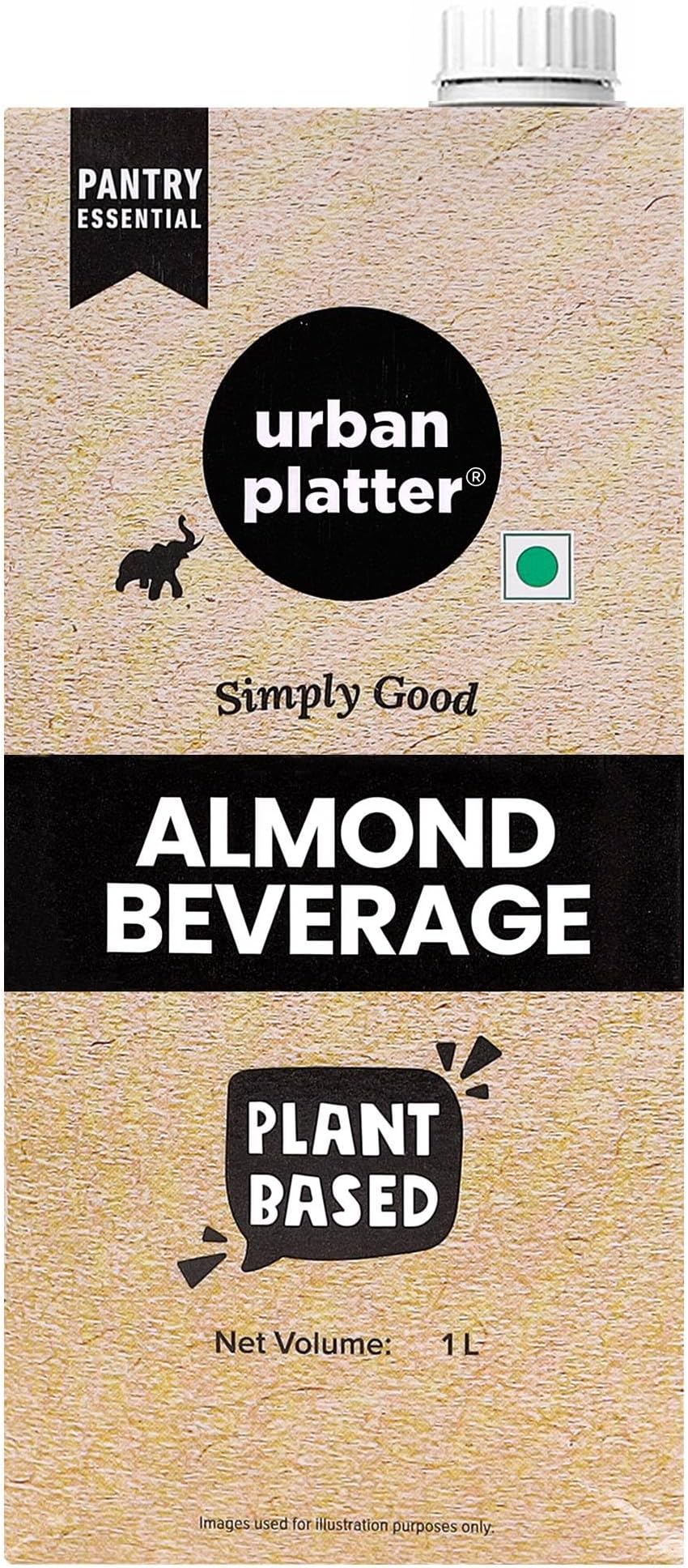 Almond Milk, 1 Litre (Unsweetened | Lactose-Free | Plant-Based Milk Alternative | Works Beautifully in Tea and Coffee)