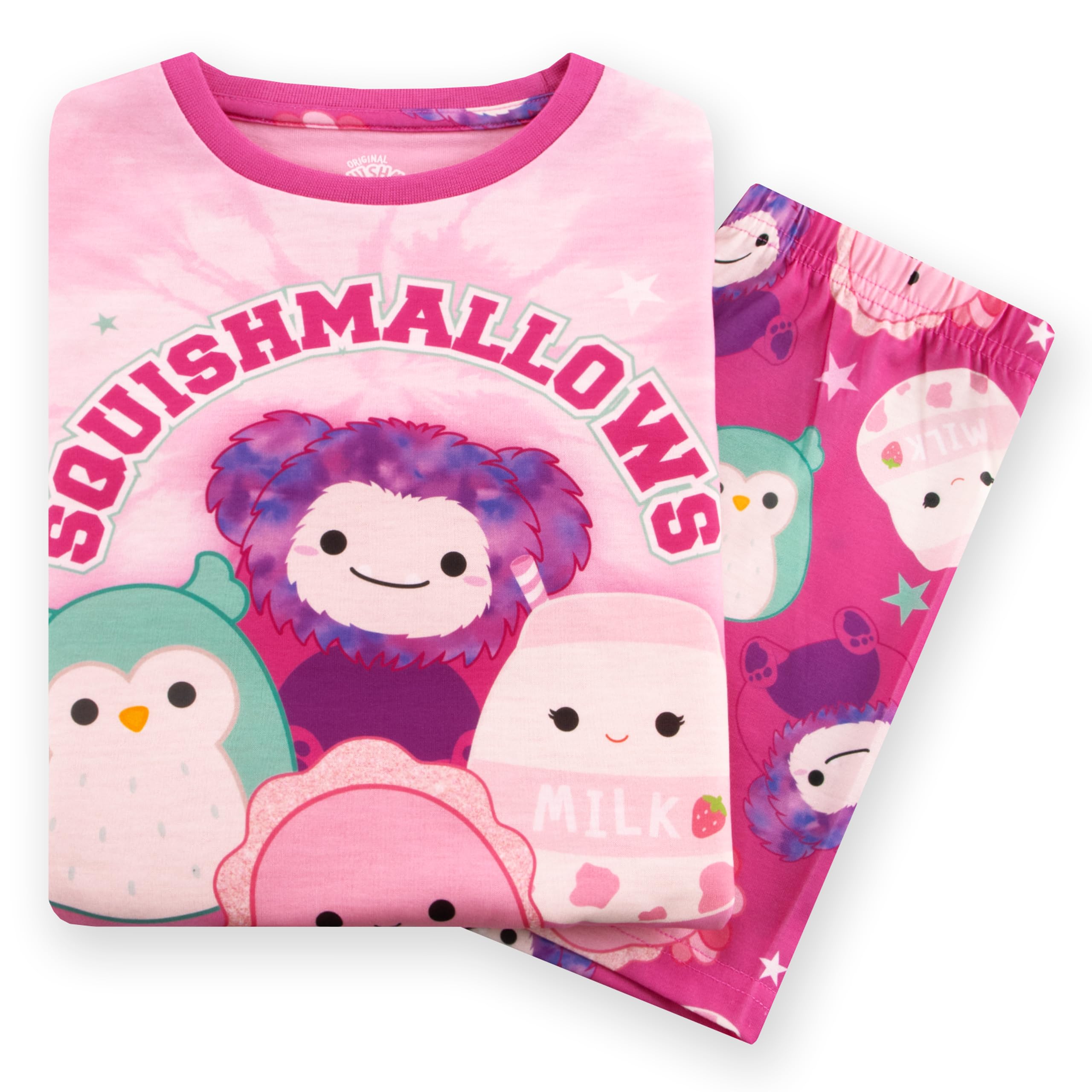 Squishmallows Pigiama Bambina, Pigiama Bambino Manica Corta, Pigiami Ragazza Estate