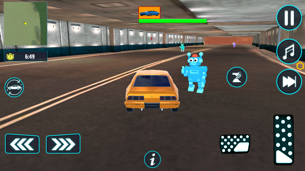 ハイウェイ カー クラッシュ ドライビング シミュレーター カー