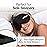 MyHalos Sleep Mask - 3D Blackout Eye Mask for Women & Men, Side Sleepers, Zero Pressure Memory Foam Eyelash Friendly, Breathable, Sleep Aid for Travel, Shift Work, Light Sensitivity Relief