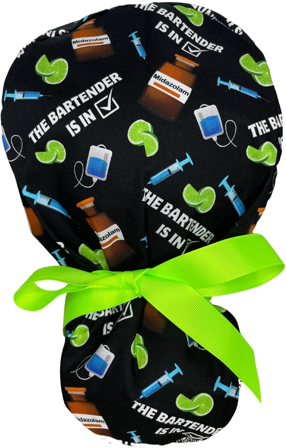 Ponytail Scrub Cap