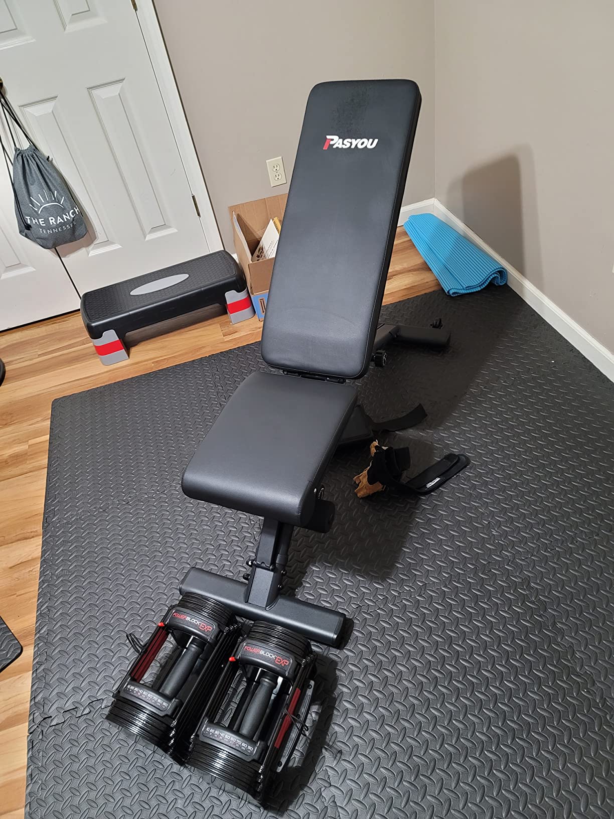 18/mo Finance PASYOU Adjustable Weight Bench Full Body Workout Multi