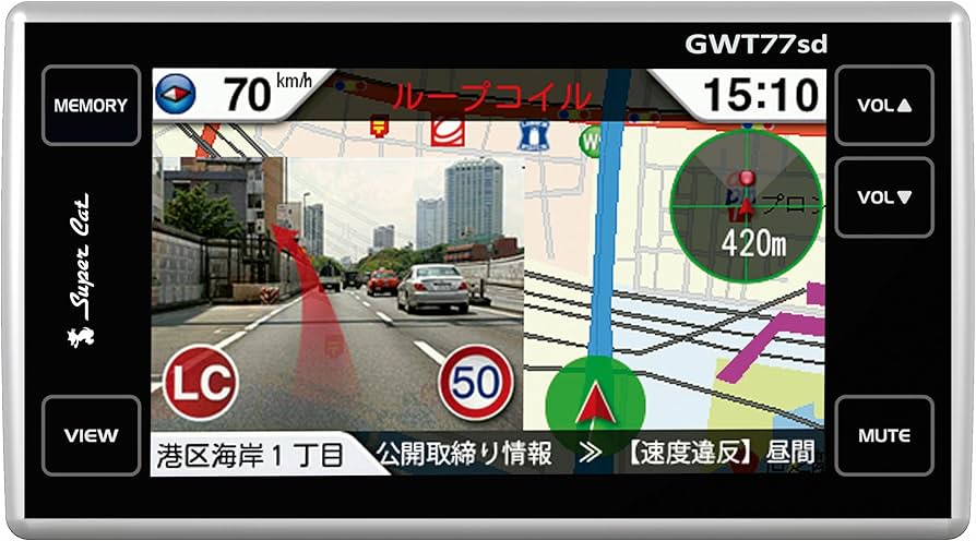 Amazon.co.jp: Yupiteru GWT77sd Radar Detector Super Cat Ultra High