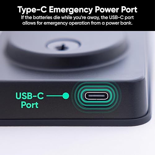 Miniatura 13 de Wyze Perno de bloqueo automático v2, cerradura inteligente de entrada sin llave de huellas dactilares, escáner de aprendizaje AI con cerrojo de