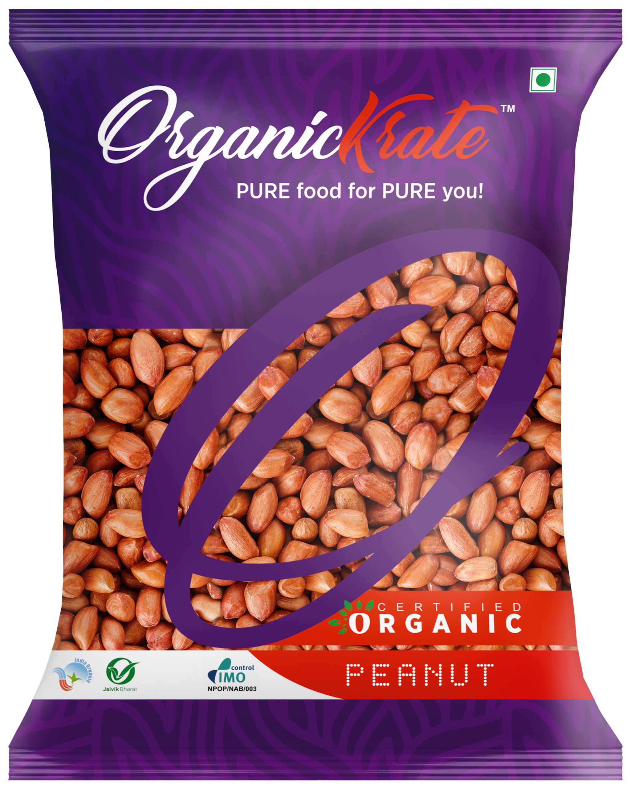 OrganicKrate Organic Peanut Raw Peanuts Desi Singdana Raw Unpolished Peanuts MoongPhali Rich In Protien Healthy Any Time Snack (1 Kg) (B09SKZWCST) Amazon Price History, Amazon Price Tracker