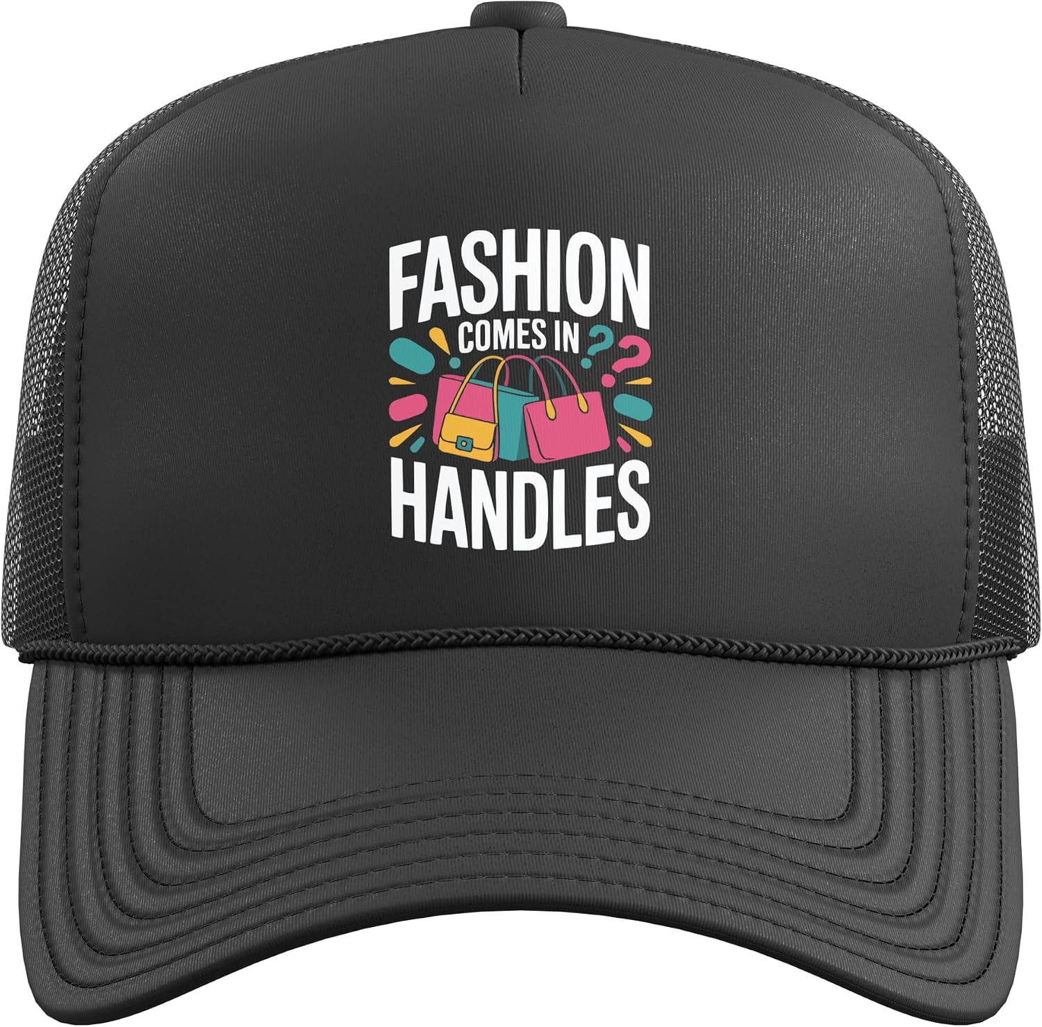 Handbag Lover Luxury Bags Designer Handbags Trucker Hat with Adjustable Mesh Back image 2