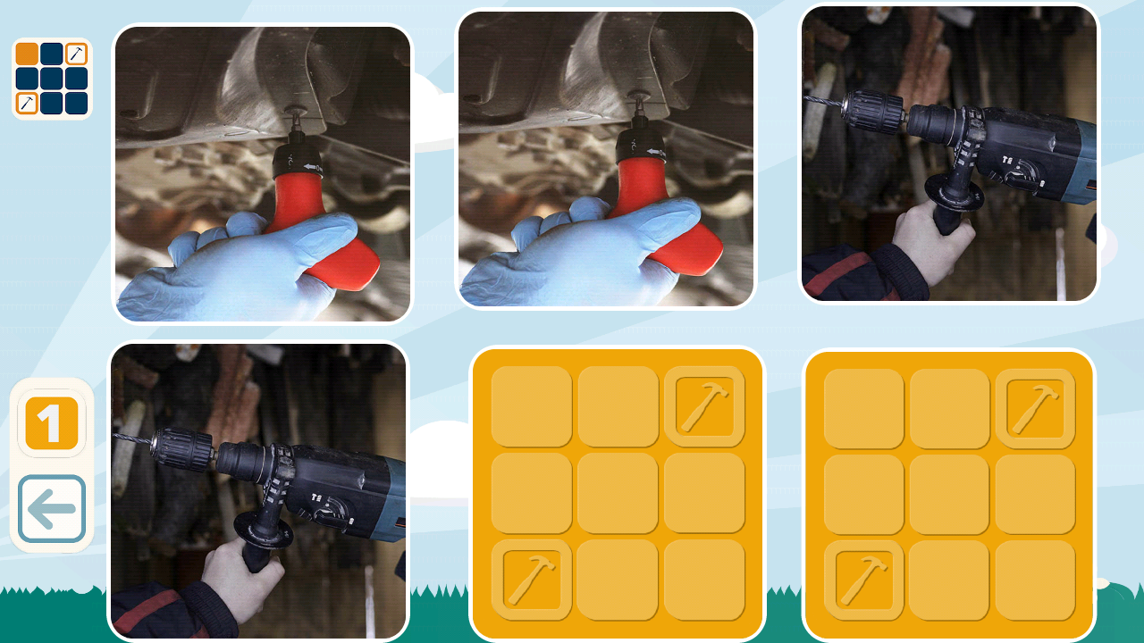 Tools Matching Game App on the Amazon Appstore