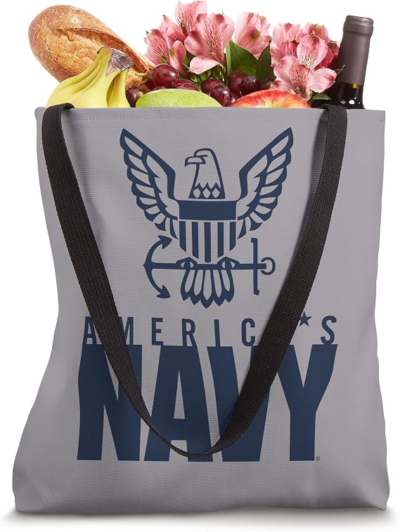 U.S. Navy Eagle Logo Tote Bag