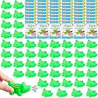 Vista 1 de Sotiff Regalos de fin de año para estudiantes de profesores, juguete de cocodrilo de goma con tarjetas de regalo, mini juguetes de cocodrilo