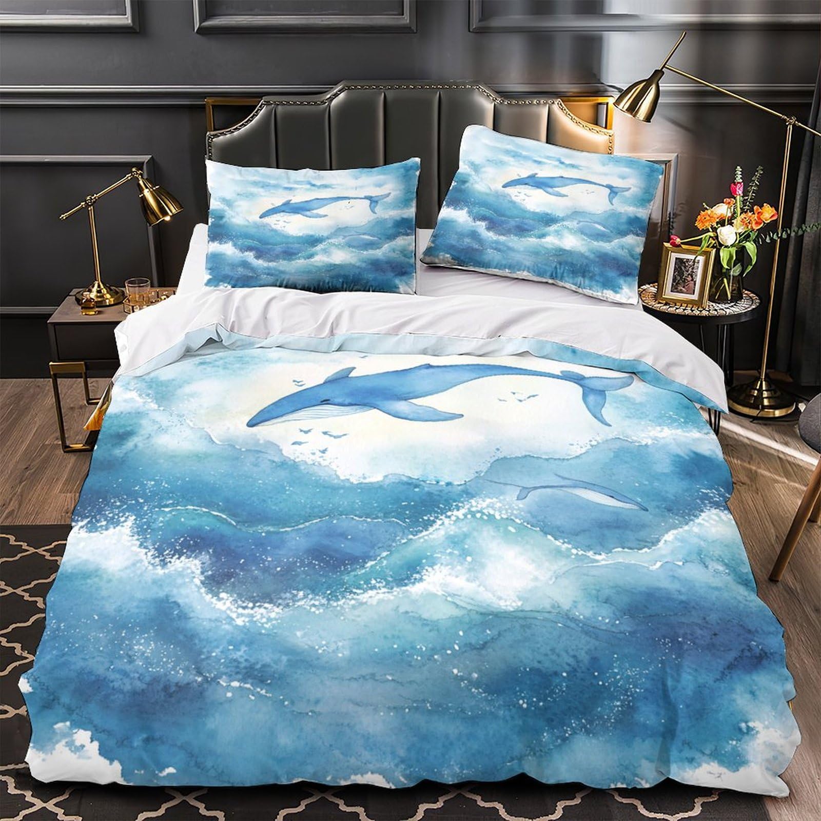 Housse de couette pastèque 3D pour chambre d'enfant lit double chaleureux