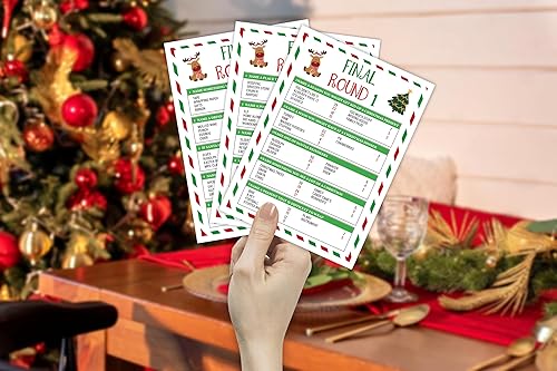 Miniatura 4 de Juego de fiesta de Navidad, pelea amistosa de Navidad, noche de juegos familiares, juegos de grupos familiares, juego de trivia de Navidad, el juego
