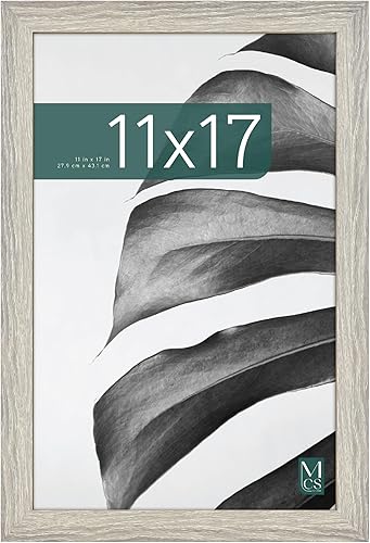 MCS - Marco Studio Gallery de madera gris, 11 x 17 pulgadas, individual