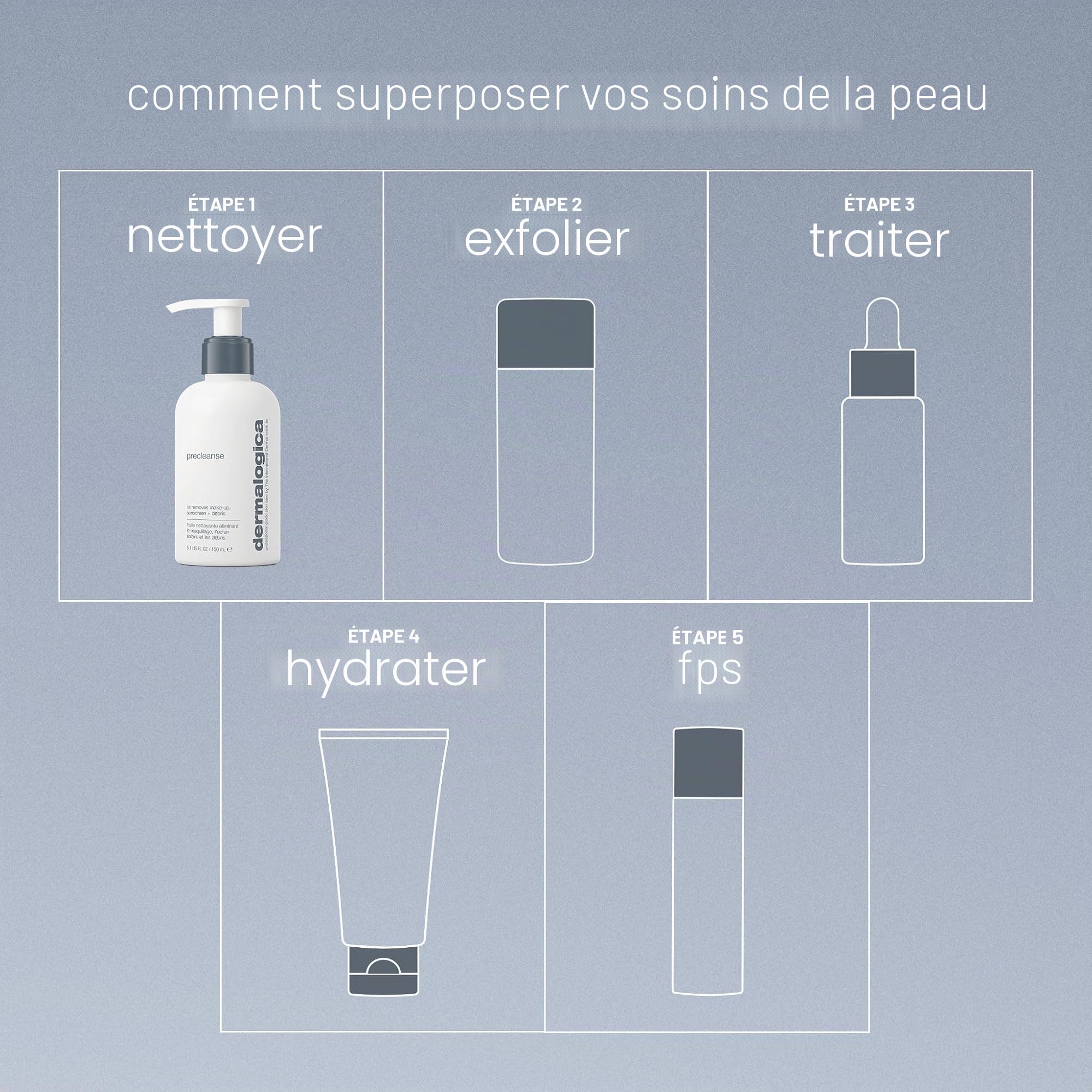 Dermalogica PreCleanse Huile Démaquillante 180ml Lot | Huile démaquillante en profondeur qui dissout maquillage, filtres solaires et impuretés avant le second nettoyage.