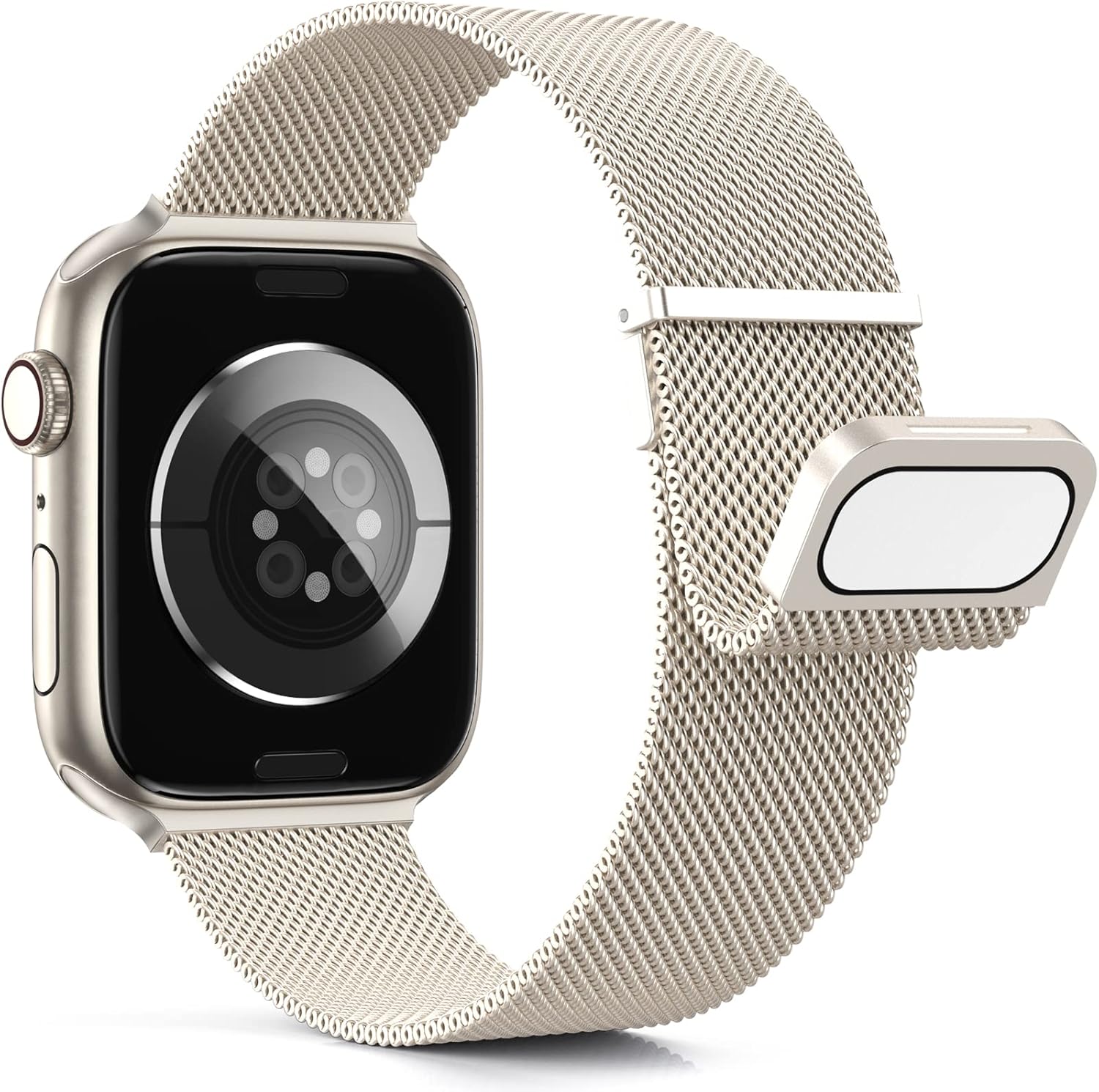 Songsier Armband voor Fitbit Charge 5/Fitbit Charge 6, verstelbare reservearmband van metaal van roestvrij staal voor Fitbit Charge 5, Fitbit Charge 6 Activity Tracker voor dames en heren, Zilver