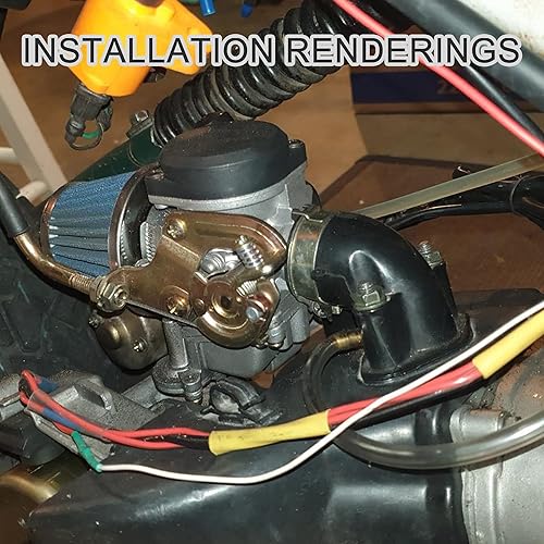 Miniatura 6 de GOOFIT PD24J carburador para GY6 150 cc ATV motor 157QMJ de Scooter