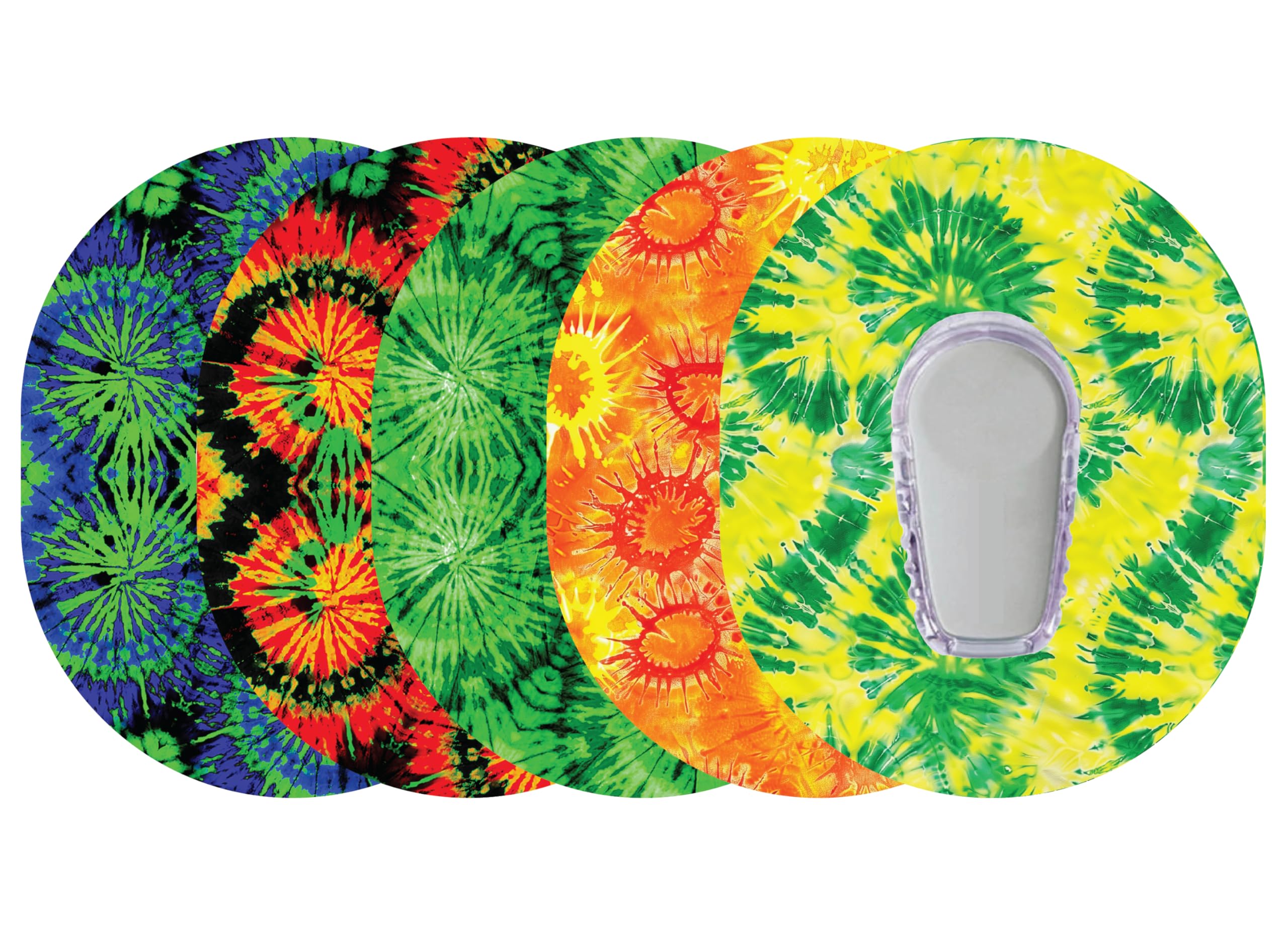 Glucomart Adhesive Patches for Dexcom G6 Waterproof Overpatches No-Lift No-Fray CGM Patches for Kids 5-Pack CGM Tape Hypoallergenic Overlay