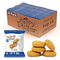 Vista 10 de Homefree Mini Galletas de Vainilla, Sin Gluten, Sin Nueces, Veganas, Seguras para la Escuela y Snack Amigable para Alérgicos, Caja de 5 oz.