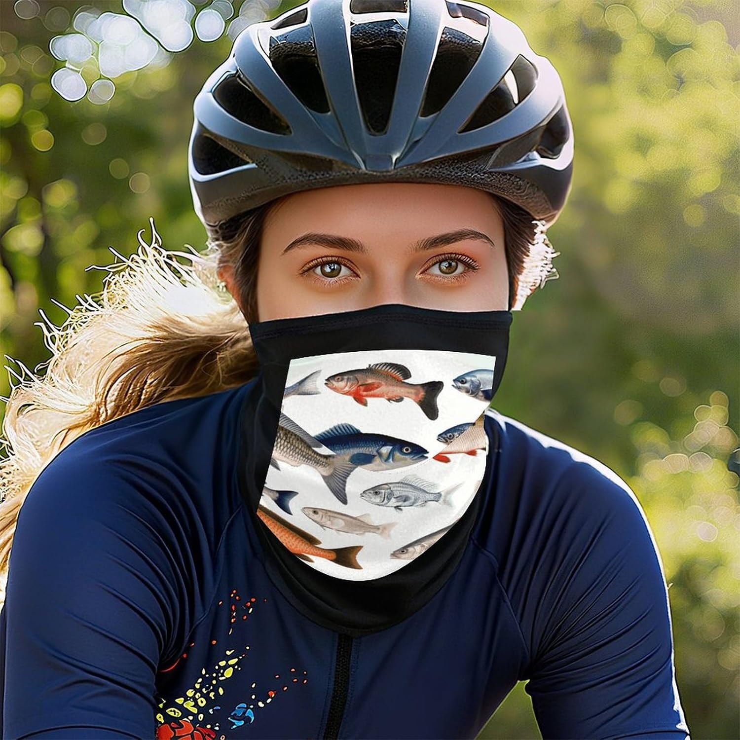 Different Fish Neck Gaiter Face Mask Ski Mask Cold Weather Balaclava Winter Face Cover Scarf for Women Men