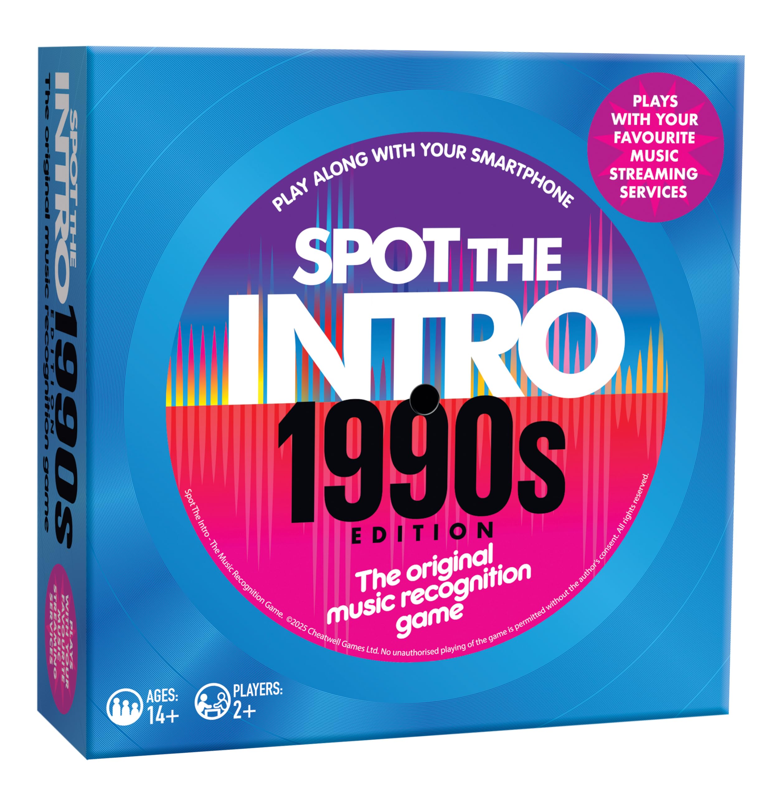 Cheatwell Games Spot the Intro - Music Recognition Quiz Game - 1990's Edition - Ages 14+
