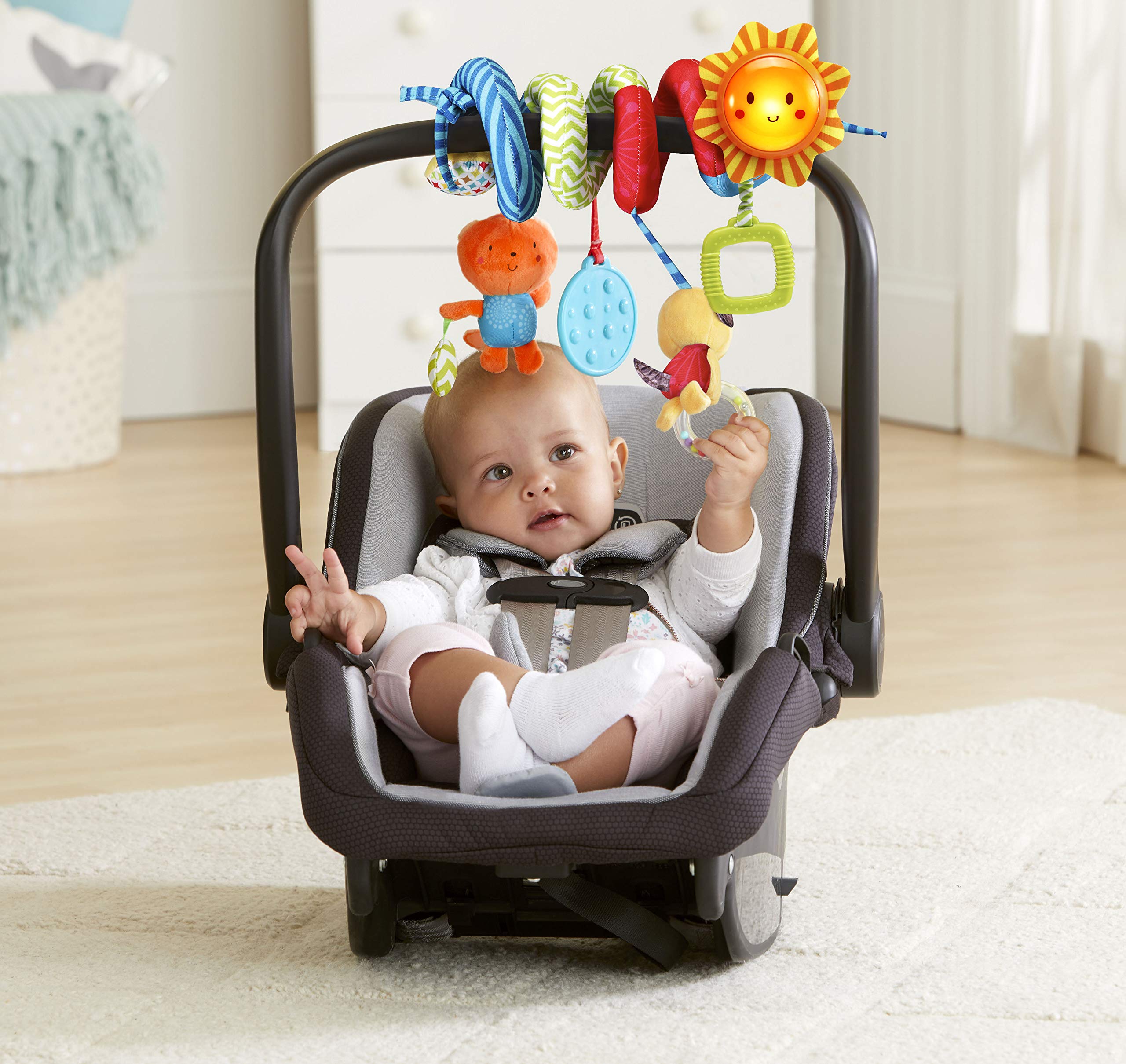 VTech-Baby Espiral Canciones y Animales, Juguete para el Carrito bebés +0 Meses, versión ESP