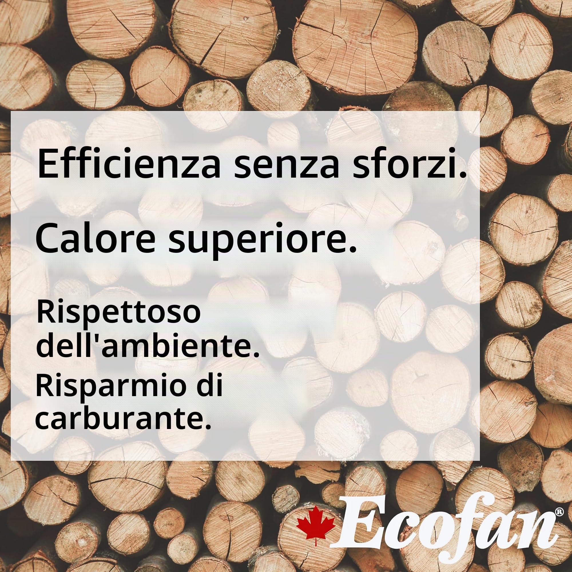 Ecofan AirMax - Ventilatore per stufa - Design classico potente - 175 CFM - Ideale per stufe a legna - Ventilatore termico per una circolazione dell'aria efficiente e risparmio di combustibile