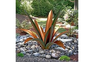 DIY Metal Agave Plants Yard Art