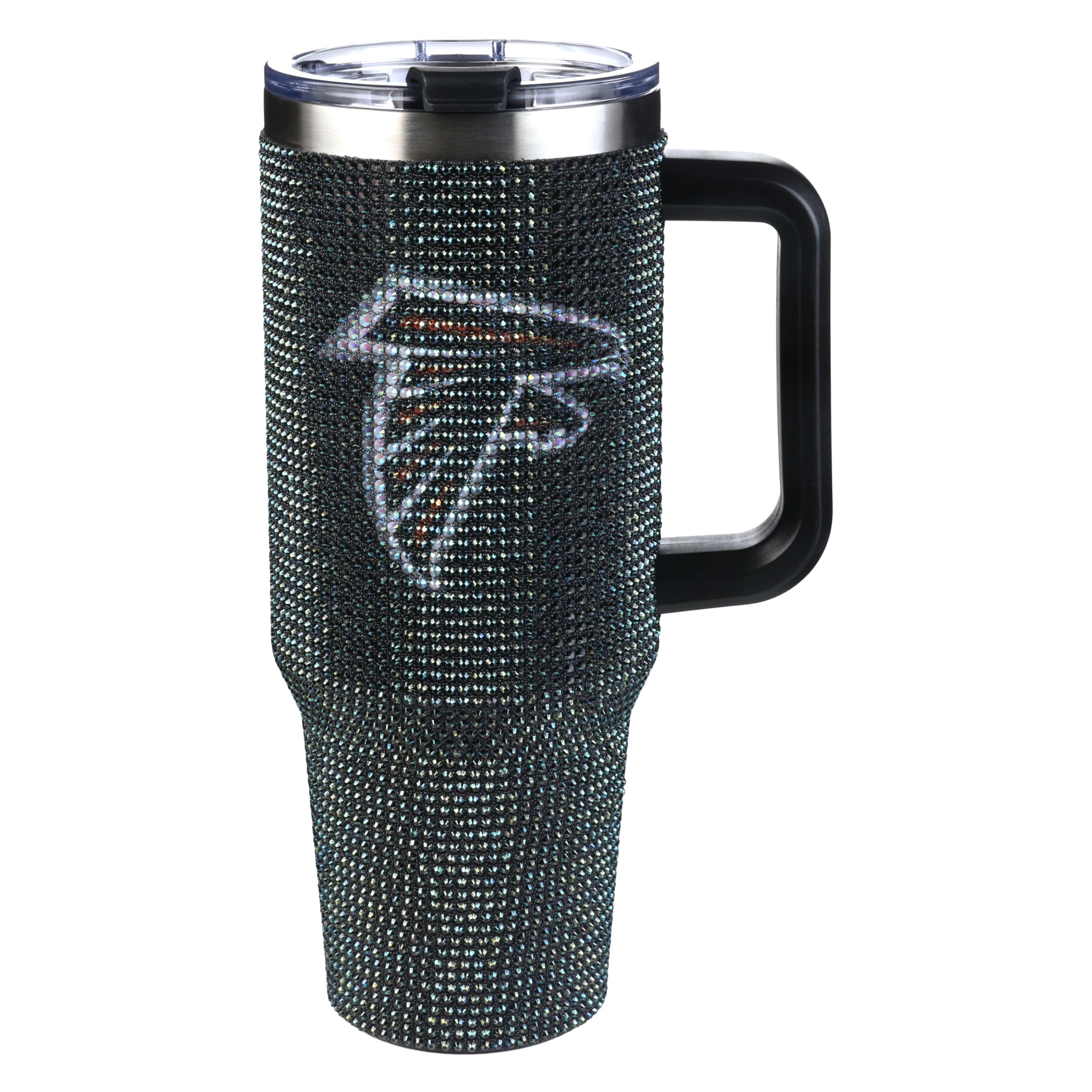 The Memory Company Officially Licensed 40oz TC Bling Game Day Tumbler with Vintage Logo, Atlanta Falcons