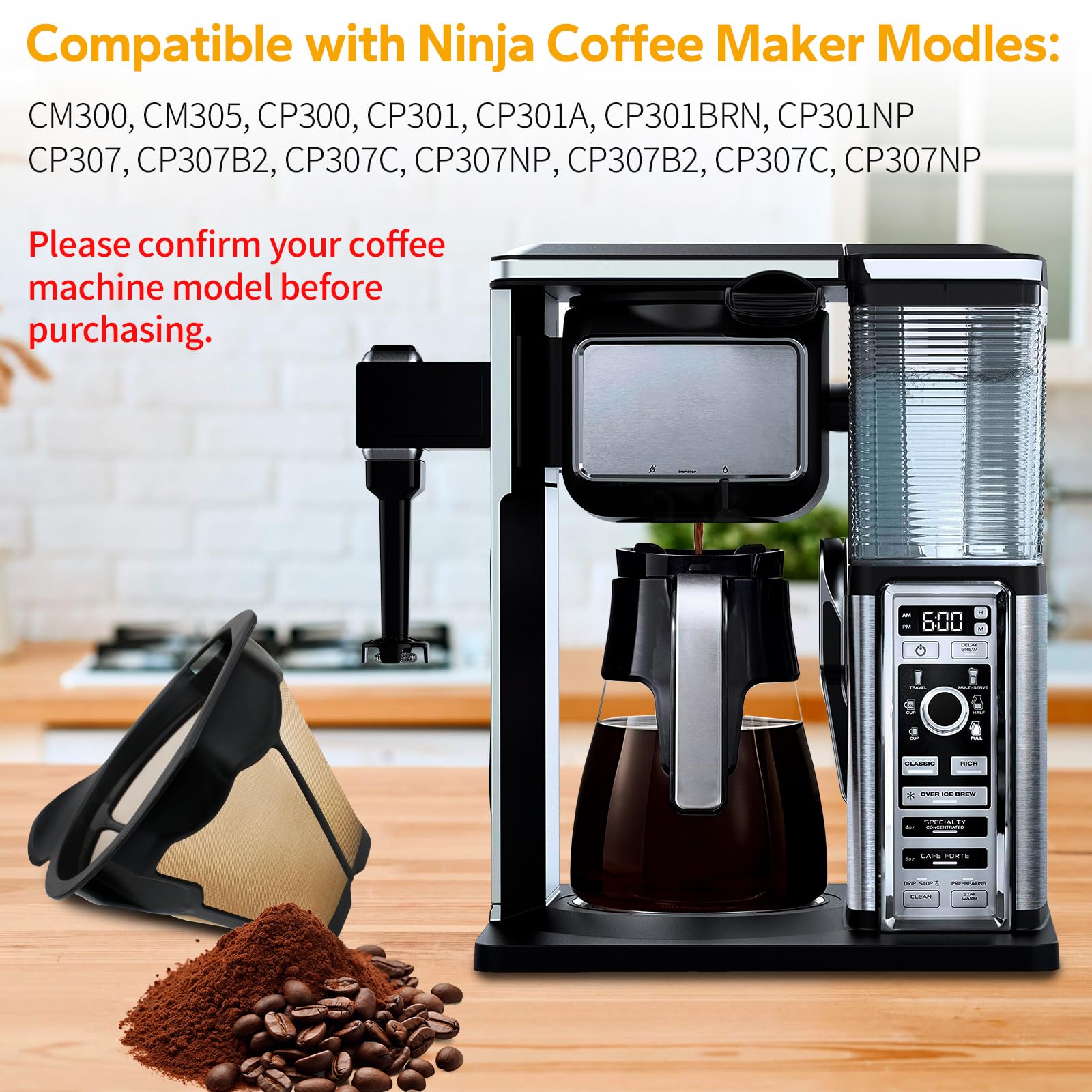 Acquista Enfinigy Filtro permanente per macchina da caffè a