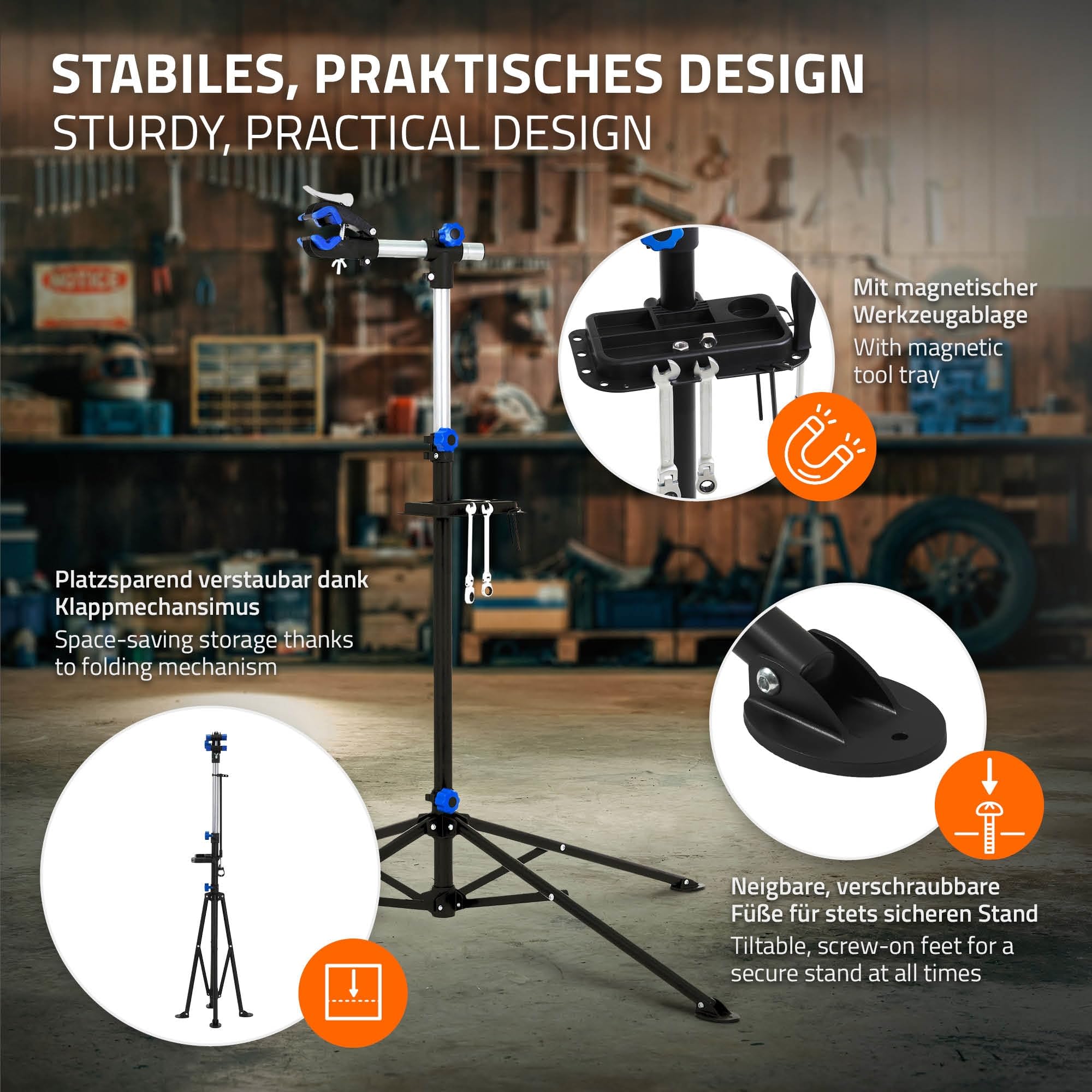 Porta Bici STRUMENTI PER LA Fusione Tabellone Da Portata Vassoio