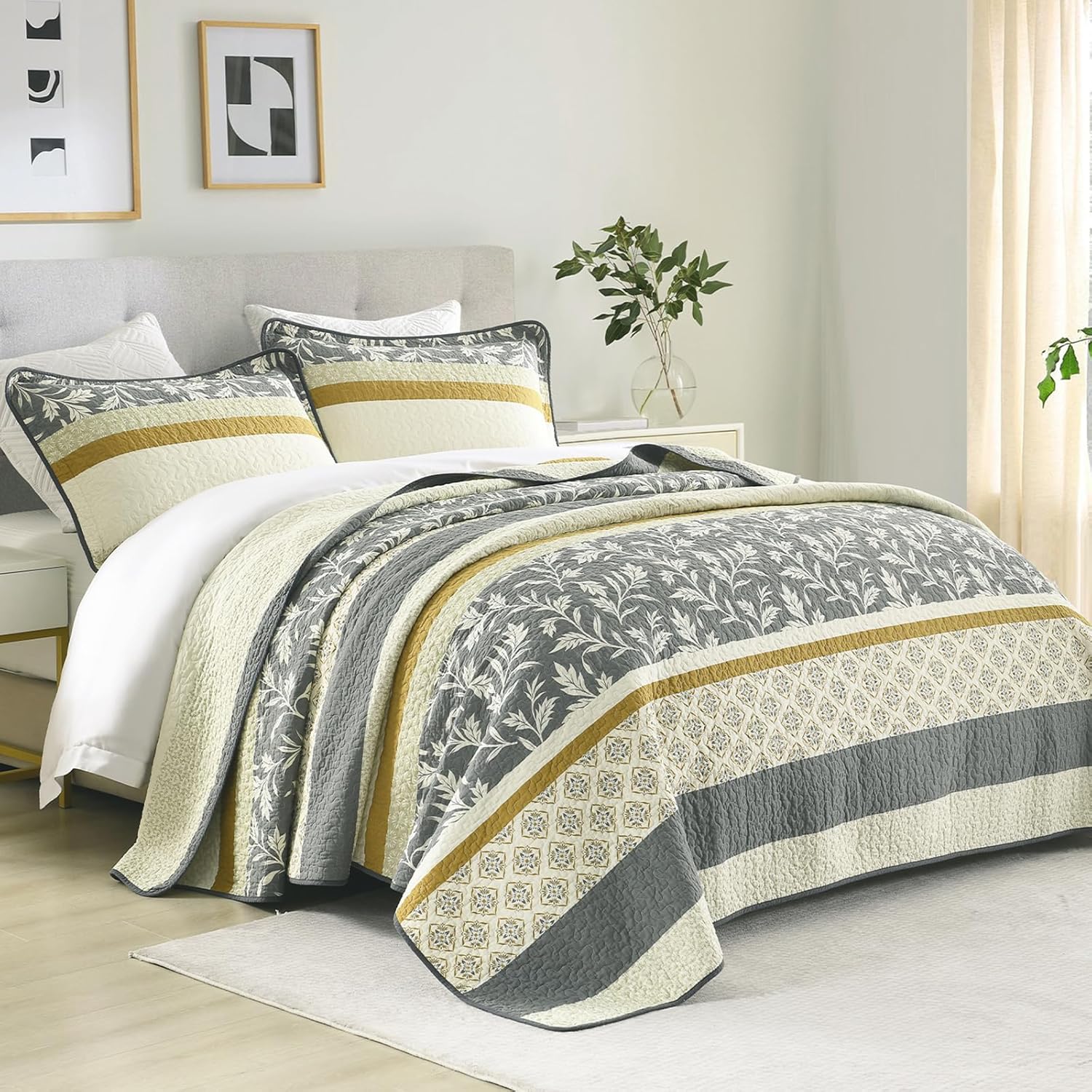 Finlonte Quilts Queen Size 100 Cotton Lightweight Soft