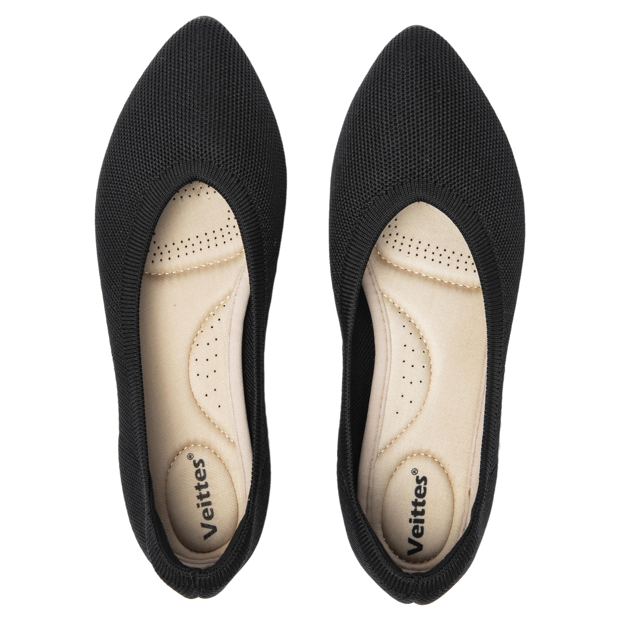 Veittes Wide Width Knitted Flats