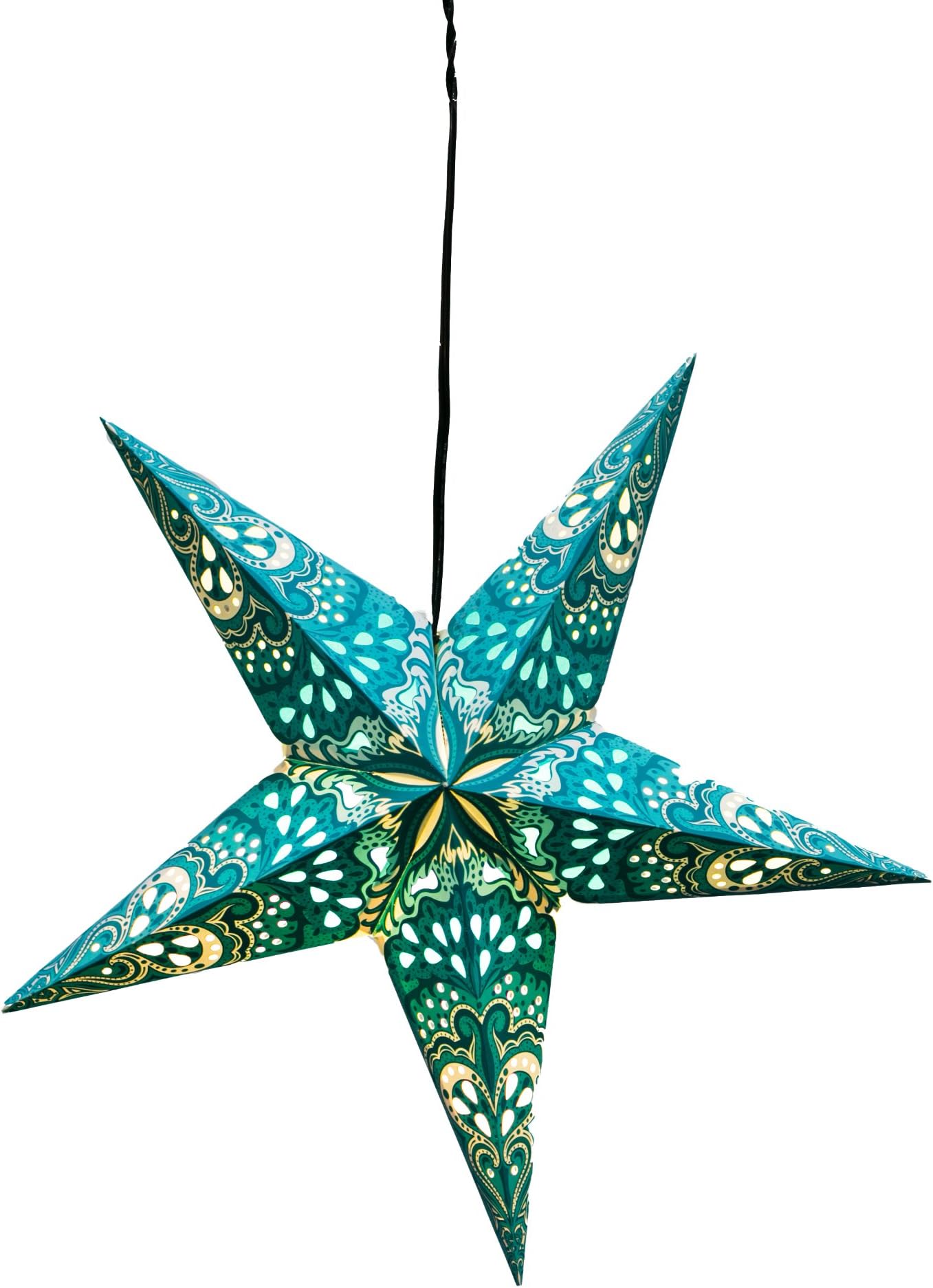 Om Gallery Paper Star Lantern, Lavender Dreams
