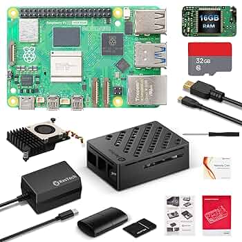 RasTech Raspberry Pi 5 16GB セット と 64GB RasTech Raspberry Pi 5 16GB セット と 64GB Amazon.com